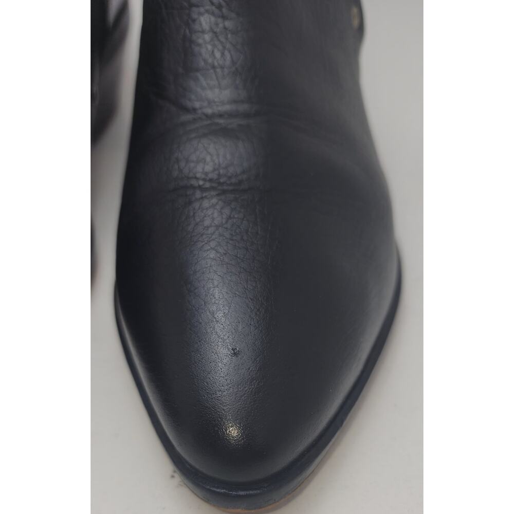 Rebecca Minkoff ANNETTE" LEATHER Studded Booties Women's 8 Black - Picture 16 of 16